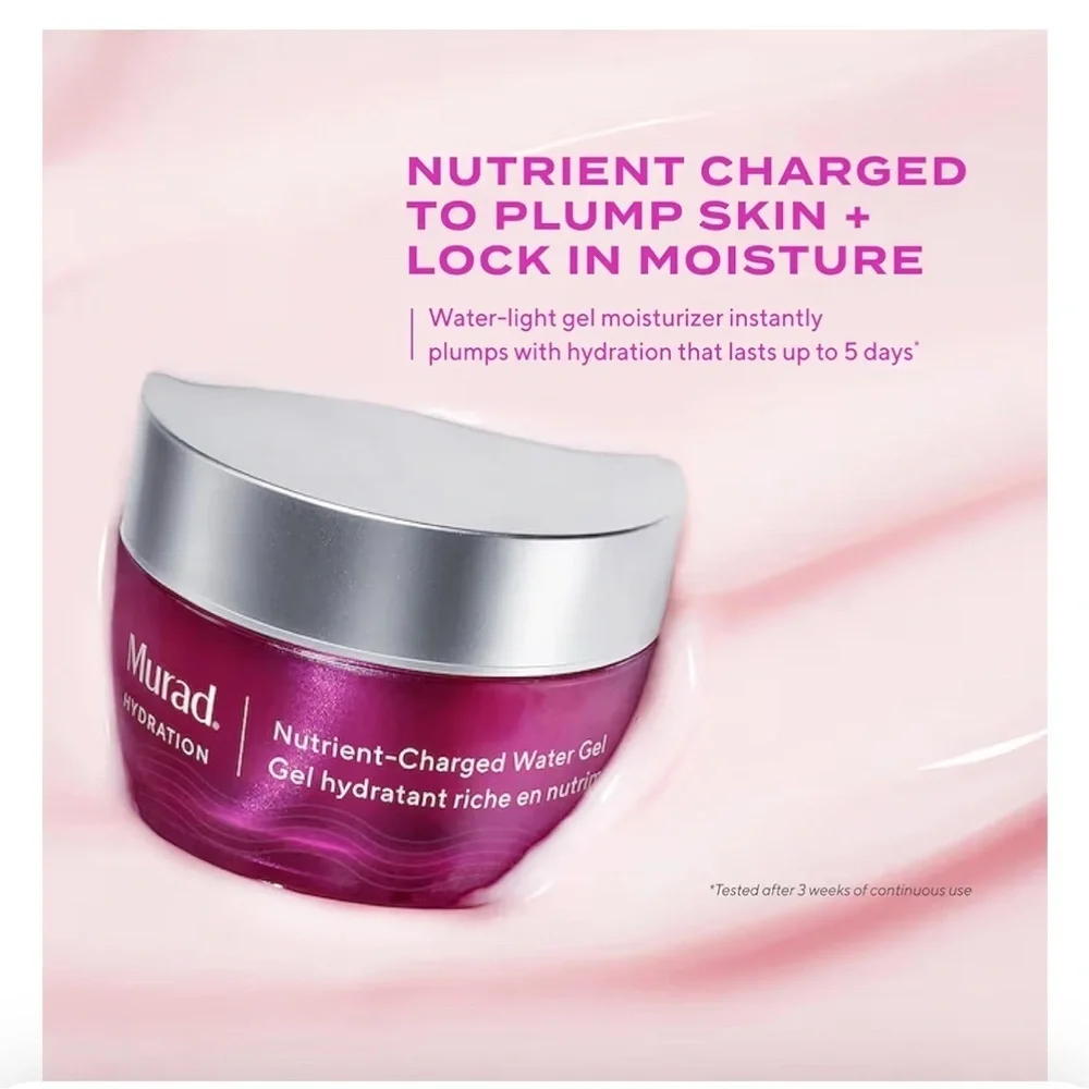 Murad Nutrient-Charged Lightweight Moisturizing Water Gel with Plumping Peptides
